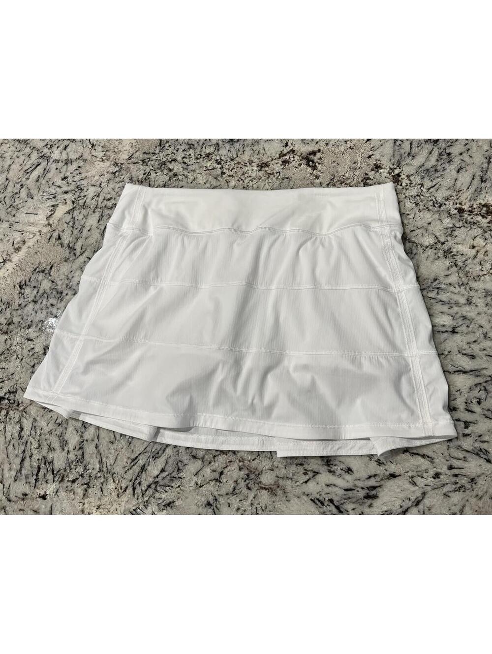 Lululemon Pace Rival Skort/Skirt - White - Size 8